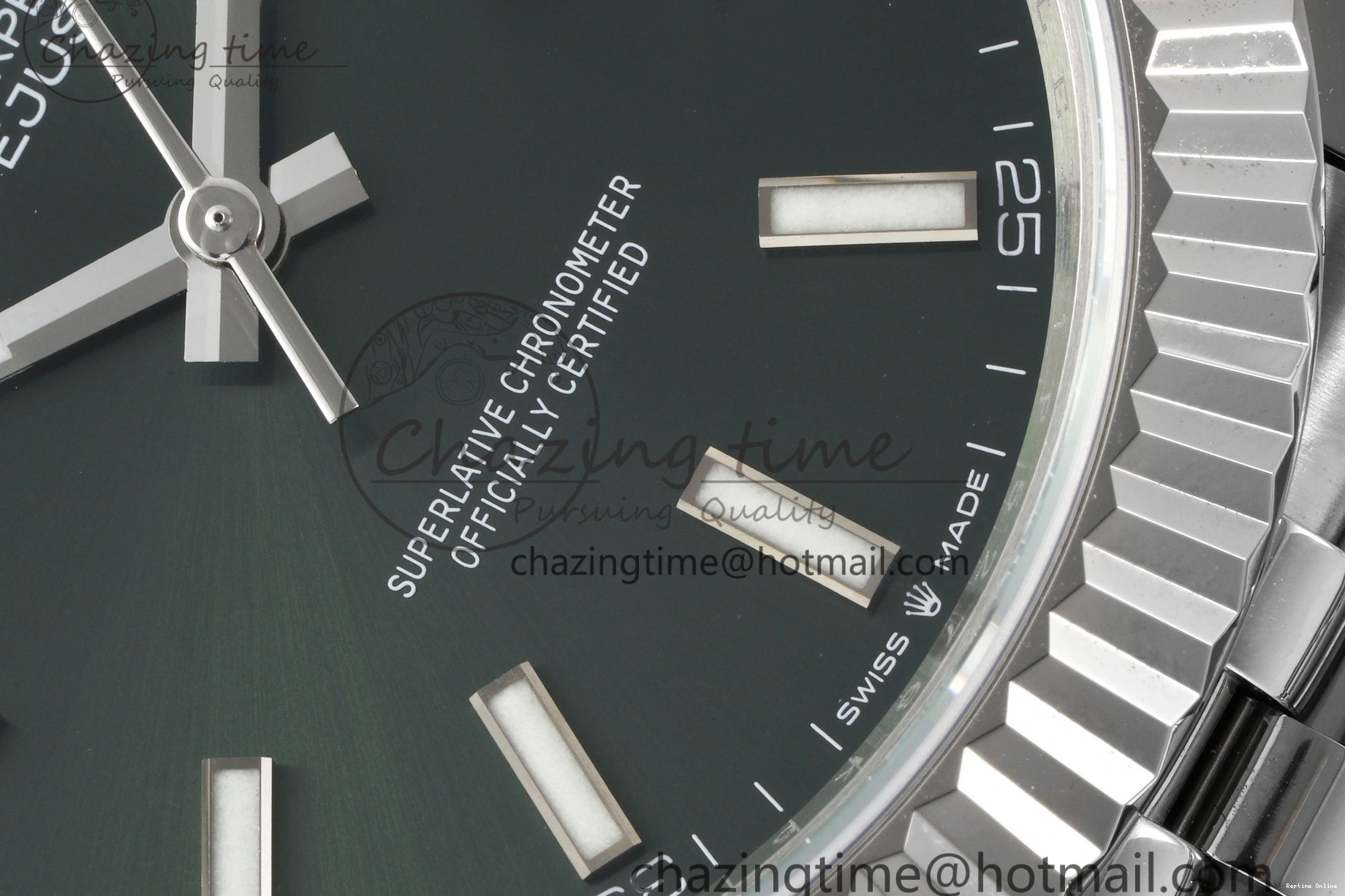 0408 Tailored DateJust 41 126334 NTF 1:1 Best Edition 904L Steel Green Stick Dial on Jubilee Bracelet VR 2155